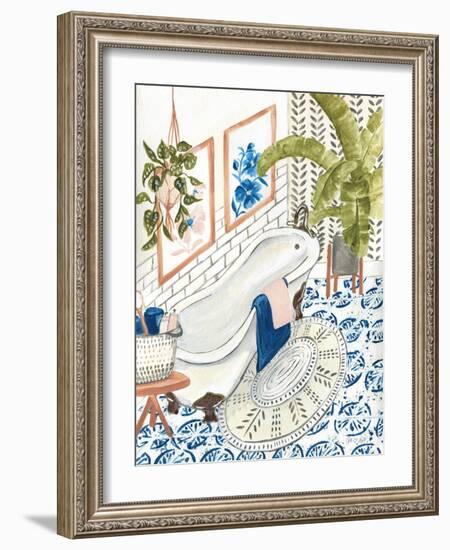 Boho Chic Bath I-Yvette St. Amant-Framed Art Print