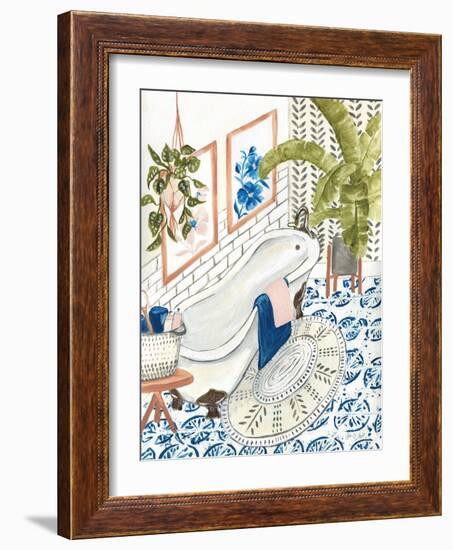 Boho Chic Bath I-Yvette St. Amant-Framed Art Print