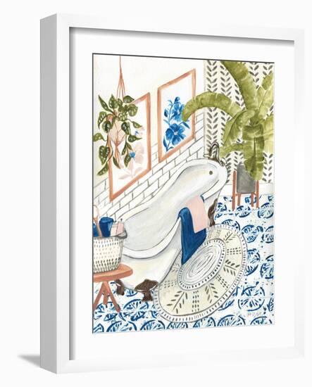 Boho Chic Bath I-Yvette St. Amant-Framed Art Print