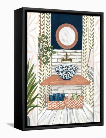 Boho Chic Bath II-Yvette St. Amant-Framed Stretched Canvas