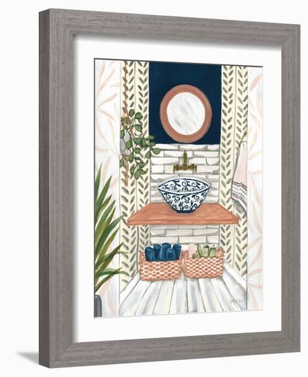 Boho Chic Bath II-Yvette St. Amant-Framed Art Print