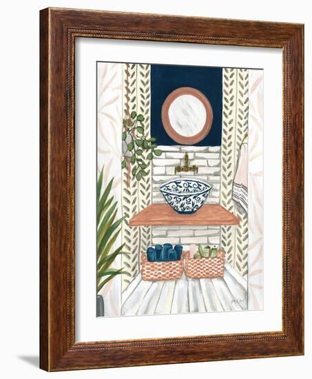 Boho Chic Bath II-Yvette St. Amant-Framed Art Print