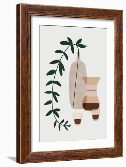 Boho coffee for two-Rosana Laiz Garcia-Framed Giclee Print