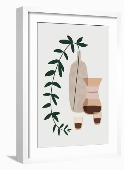 Boho coffee for two-Rosana Laiz Garcia-Framed Giclee Print