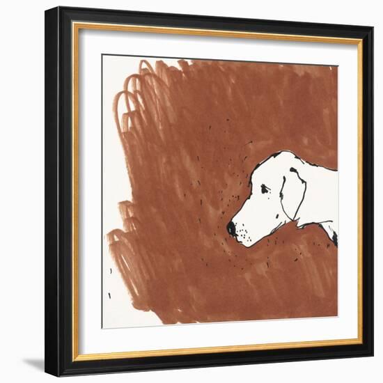 Boho Dogs VI-Clare Ormerod-Framed Giclee Print