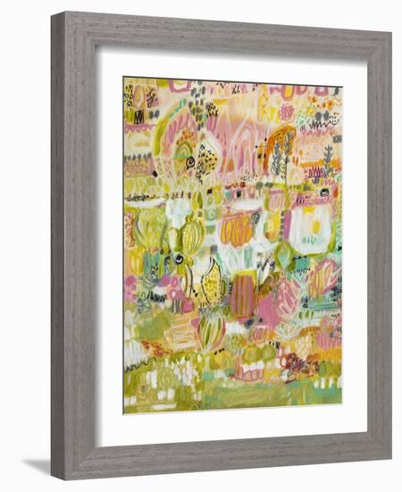 Boho Garden I-Karen Fields-Framed Art Print