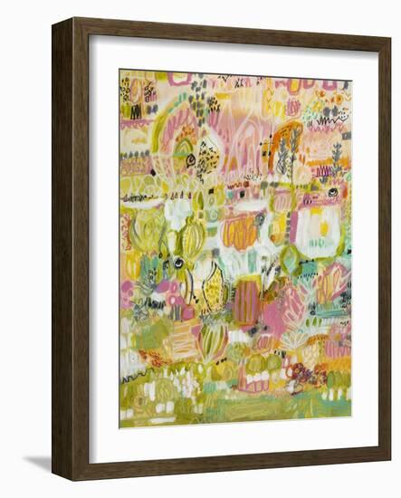Boho Garden I-Karen Fields-Framed Art Print