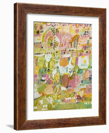 Boho Garden I-Karen Fields-Framed Art Print