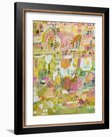 Boho Garden I-Karen Fields-Framed Art Print