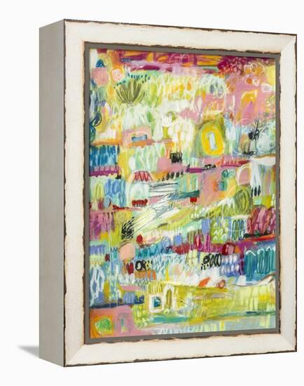 Boho Garden II-Karen Fields-Framed Stretched Canvas