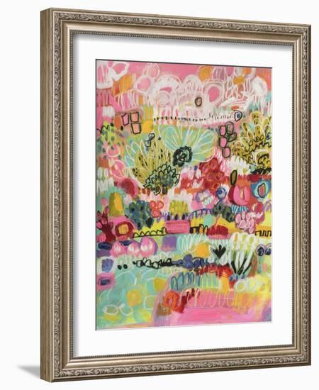 Boho Garden III-Karen Fields-Framed Art Print