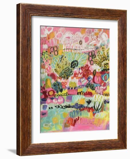 Boho Garden III-Karen Fields-Framed Art Print