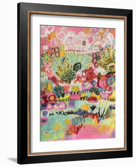 Boho Garden III-Karen Fields-Framed Art Print