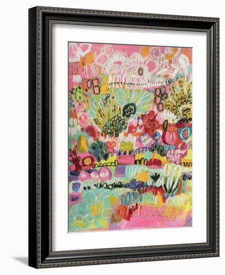 Boho Garden III-Karen Fields-Framed Art Print