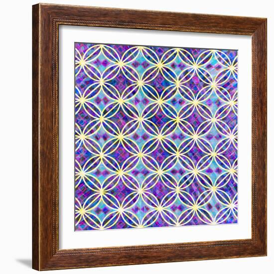 BoHo Girl Pattern 04-LightBoxJournal-Framed Giclee Print