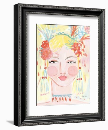 Boho Lady I-Farida Zaman-Framed Art Print