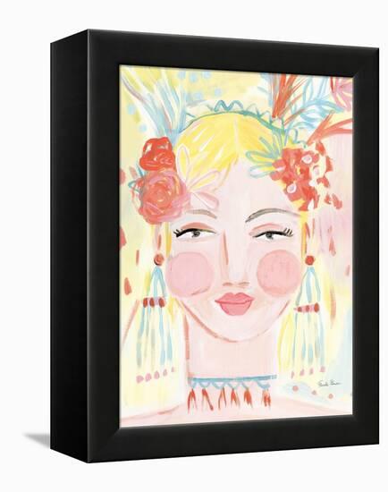 Boho Lady I-Farida Zaman-Framed Stretched Canvas