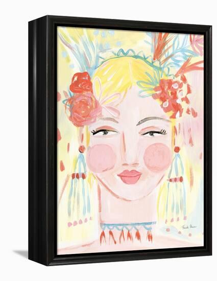 Boho Lady I-Farida Zaman-Framed Stretched Canvas