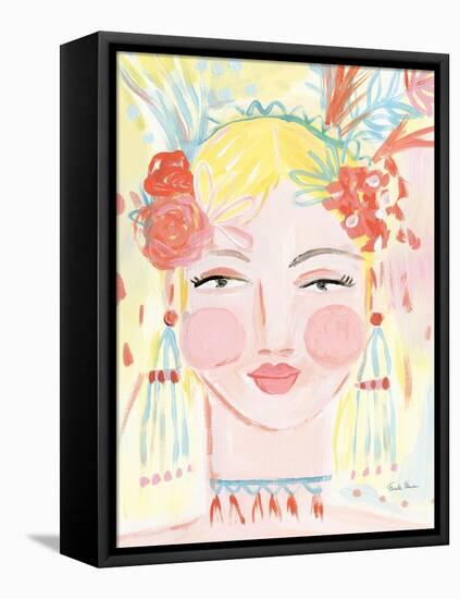 Boho Lady I-Farida Zaman-Framed Stretched Canvas