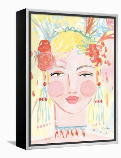 Boho Lady I-Farida Zaman-Framed Stretched Canvas