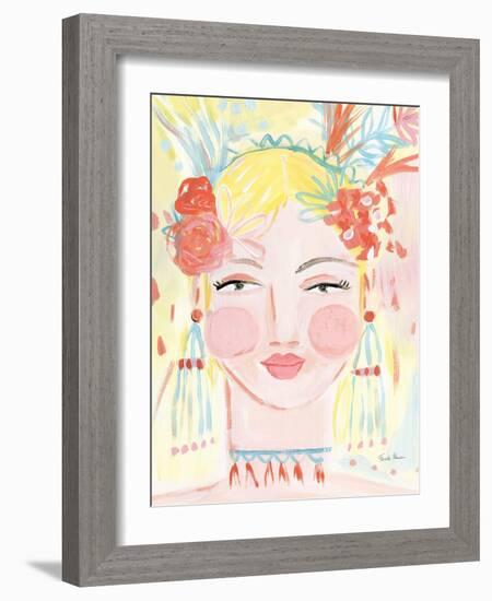 Boho Lady I-Farida Zaman-Framed Art Print