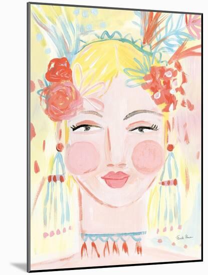 Boho Lady I-Farida Zaman-Mounted Art Print