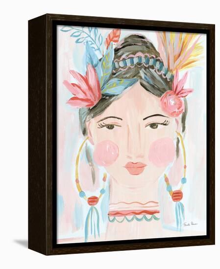 Boho Lady II-Farida Zaman-Framed Stretched Canvas