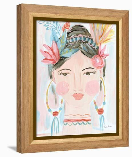 Boho Lady II-Farida Zaman-Framed Stretched Canvas