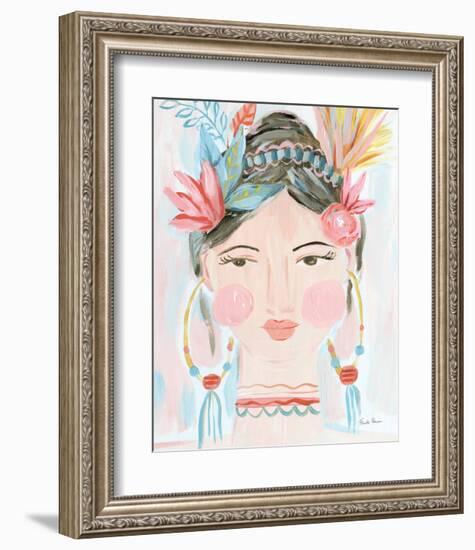 Boho Lady II-Farida Zaman-Framed Art Print