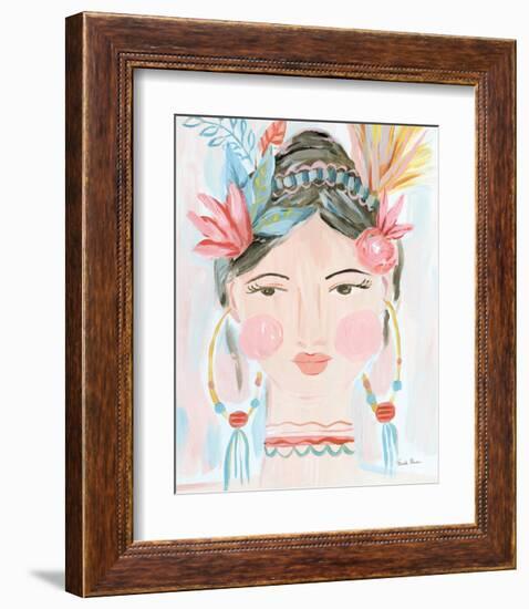 Boho Lady II-Farida Zaman-Framed Art Print