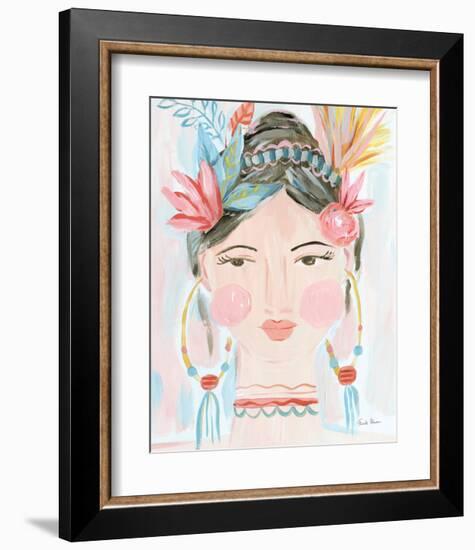 Boho Lady II-Farida Zaman-Framed Art Print