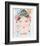 Boho Lady II-Farida Zaman-Framed Art Print