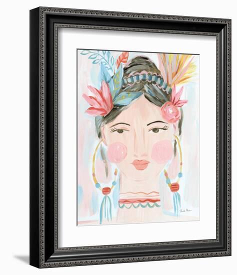 Boho Lady II-Farida Zaman-Framed Art Print