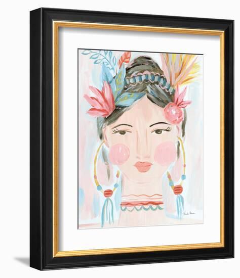 Boho Lady II-Farida Zaman-Framed Art Print