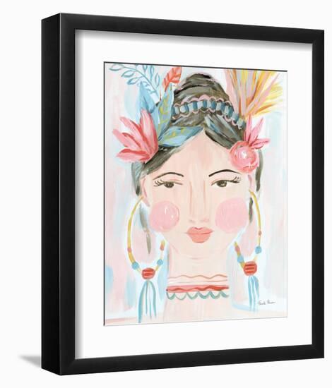 Boho Lady II-Farida Zaman-Framed Art Print