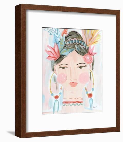 Boho Lady II-Farida Zaman-Framed Art Print