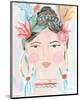 Boho Lady II-Farida Zaman-Mounted Art Print