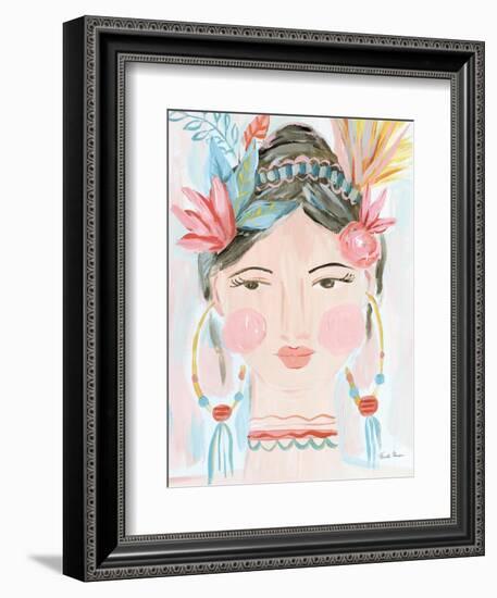 Boho Lady II-Farida Zaman-Framed Art Print