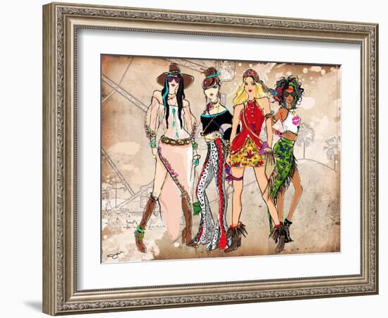 Boho Layout 2-Jodi Pedri-Framed Art Print