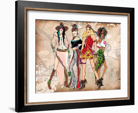 Boho Layout 2-Jodi Pedri-Framed Art Print