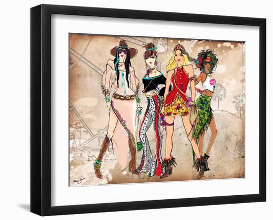 Boho Layout 2-Jodi Pedri-Framed Art Print