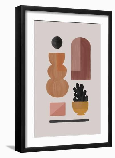 Boho Living - Vase-Dana Shek-Framed Giclee Print