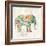 Boho Paisley Elephant I-Danhui Nai-Framed Art Print