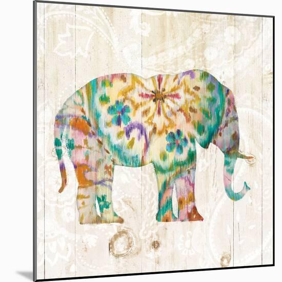 Boho Paisley Elephant I-Danhui Nai-Mounted Art Print