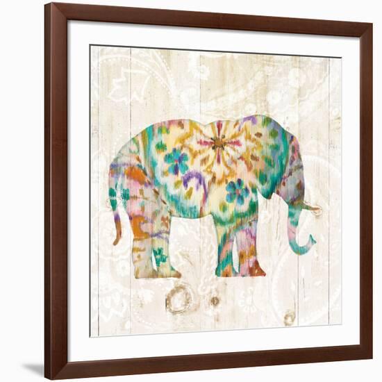 Boho Paisley Elephant I-Danhui Nai-Framed Art Print