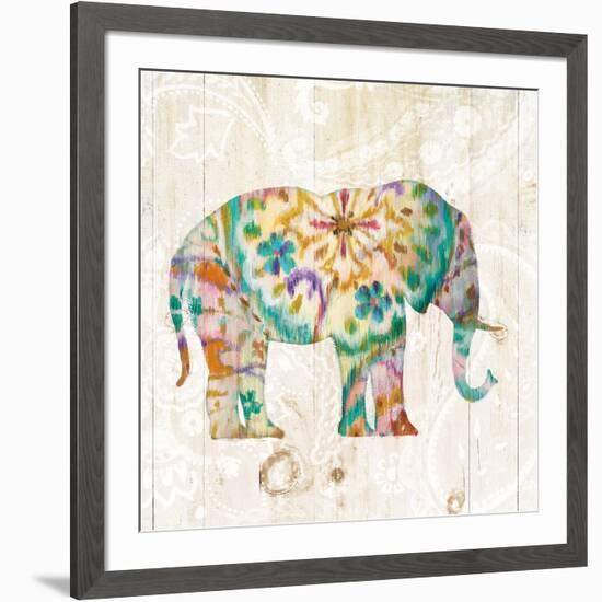 Boho Paisley Elephant I-Danhui Nai-Framed Art Print