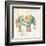 Boho Paisley Elephant I-Danhui Nai-Framed Art Print