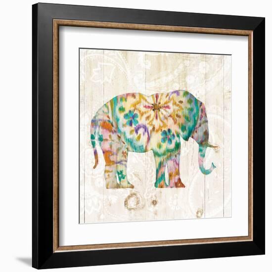 Boho Paisley Elephant I-Danhui Nai-Framed Art Print