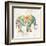 Boho Paisley Elephant I-Danhui Nai-Framed Art Print