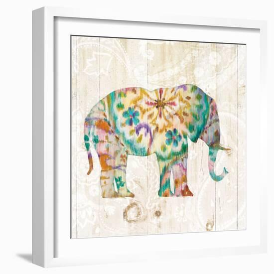 Boho Paisley Elephant I-Danhui Nai-Framed Premium Giclee Print